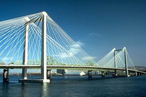 Cable Bridge with Green Bridge